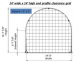 14'Wx36'Lx14'H canvas shelter kit